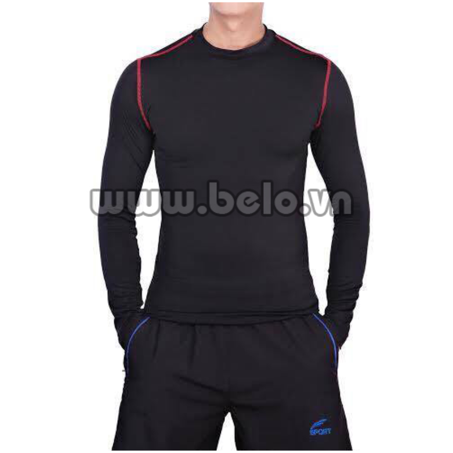 Áo lót body thể thao cao cấp màu đen  AL008